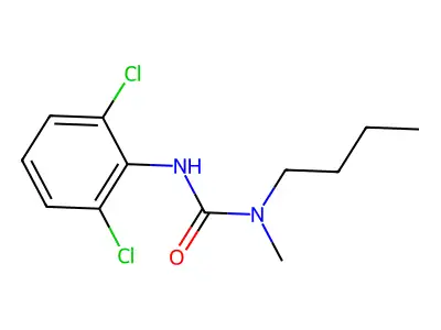 1-Butyl-3-(2,6-dichlorophenyl)-1-methylurea structure