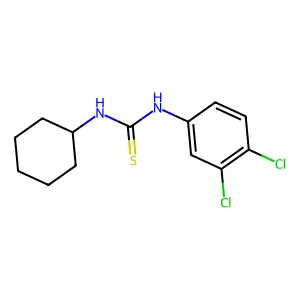 1-Cyclohexyl-3-(3,4-dichlorophenyl)thiourea structure