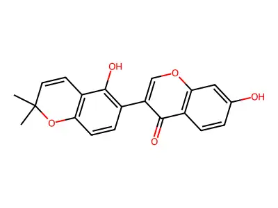 Glabrone structure