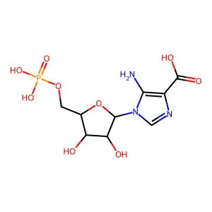 5-磷酸核糖基-4-甲酰胺-5-氨基咪唑 structure