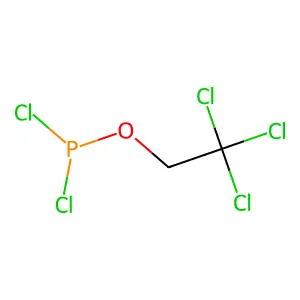 Phosphorodichloridous acid, 2,2,2-trichloroethyl ester structure