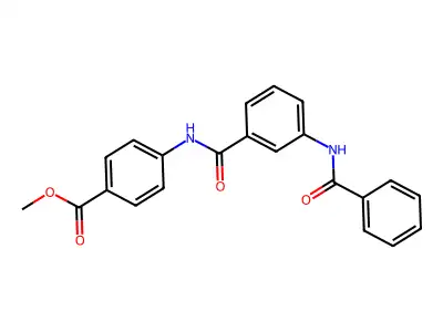 Methyl 4-(3-benzamidobenzamido)benzoate structure