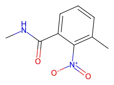 N,3-dimethyl-2-nitrobenzamide structure