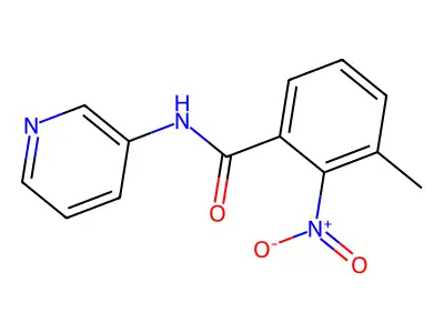 3-Methyl-2-nitro-N-(pyridin-3-yl)benzamide structure