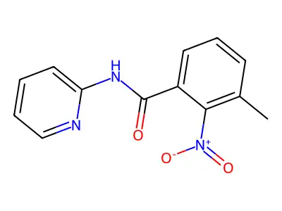 3-Methyl-2-nitro-N-(2-pyridinyl)benzamide structure