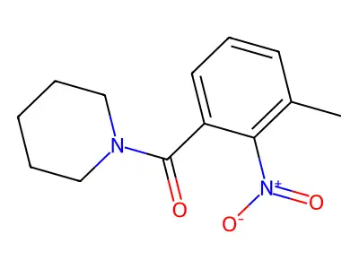 1-(3-Methyl-2-nitrobenzoyl)-piperidine structure
