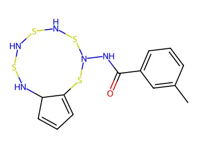 N-(5,6-dihydro-4H-cyclopenta[d][1,3]thiazol-2-yl)-3-methylbenzamide structure