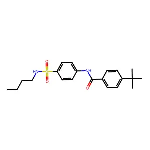 4-tert-butyl-N-[4-(butylsulfamoyl)phenyl]benzamide structure