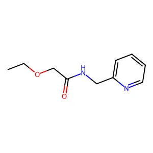 2-ethoxy-N-(2-pyridinylmethyl)acetamide structure