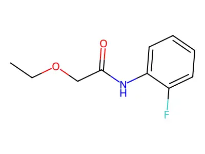 2-ethoxy-N-(2-fluorophenyl)acetamide structure