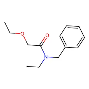 N-benzyl-2-ethoxy-N-ethylacetamide structure