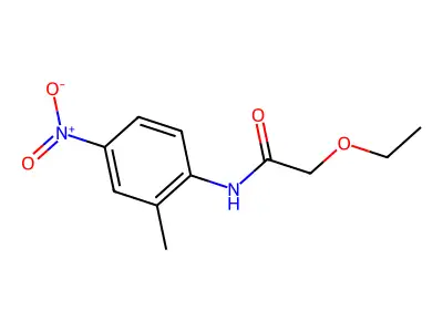 2-ethoxy-N-(2-methyl-4-nitrophenyl)acetamide structure
