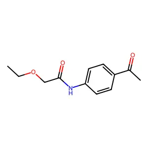 N-(4-acetylphenyl)-2-ethoxyacetamide structure