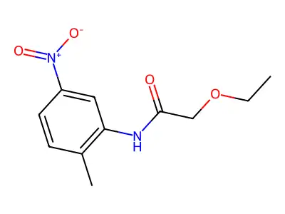 2-ethoxy-N-(2-methyl-5-nitrophenyl)acetamide structure