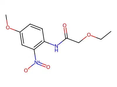 2-ethoxy-N-(4-methoxy-2-nitrophenyl)acetamide structure