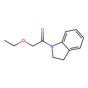 1-(Ethoxyacetyl)indoline structure