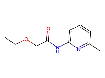 2-ethoxy-N-(6-methylpyridin-2-yl)acetamide structure