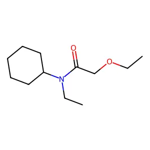 N-cyclohexyl-2-ethoxy-N-ethylacetamide structure