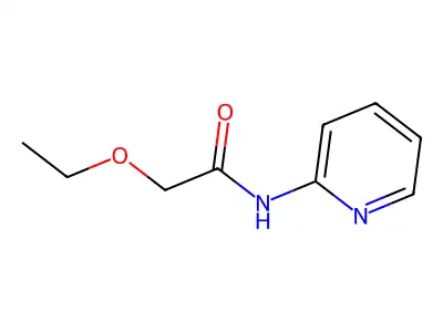2-Ethoxy-N-(2-pyridinyl)acetamide structure