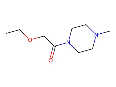 Piperazine,1-(ethoxyacetyl)-4-methyl- structure