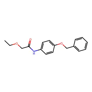 N-[4-(benzyloxy)phenyl]-2-ethoxyacetamide structure