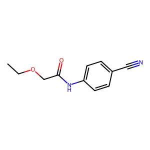 N-(4-cyanophenyl)-2-ethoxyacetamide structure