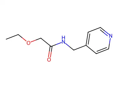 2-Ethoxy-N-(4-pyridinylmethyl)acetamide structure