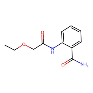 2-[(Ethoxyacetyl)amino]benzamide structure