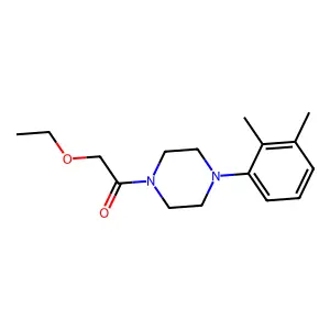 1-[4-(2,3-Dimethylphenyl)piperazin-1-yl]-2-ethoxyethanone structure