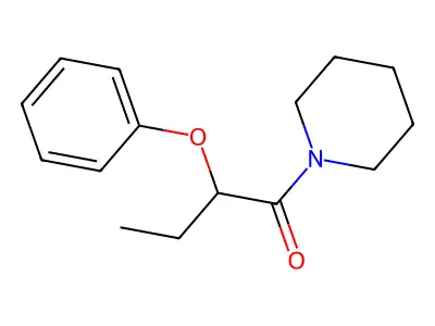 2-Phenoxy-1-(piperidin-1-yl)butan-1-one structure