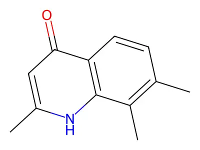 2,7,8-Trimethyl-4-quinolinol structure