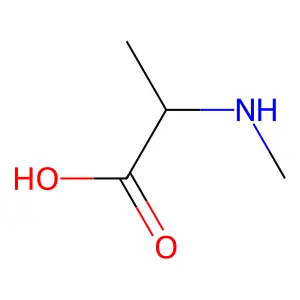 N-甲基-DL-丙氨酸 structure
