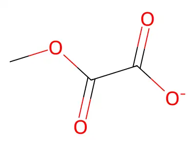 Methyl hydrogen oxalate structure