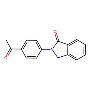 2-(4-Acetylphenyl)isoindolin-1-one structure