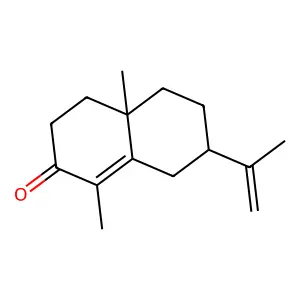 4,4a,5,6,7,8-Hexahydro-1,4a-dimethyl-7-(1-methylethenyl)-2(3H)-naphthalenone structure