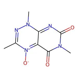 Pyrimido(5,4-e)-1,2,4-triazine-5,7(1H,6H)-dione, 1,3,6-trimethyl-, 4-oxide structure