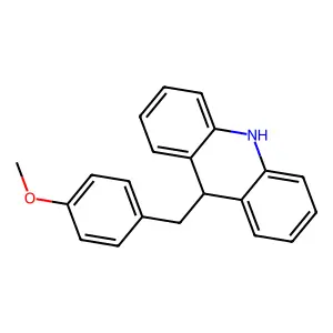 9-[(4-Methoxyphenyl)methyl]-9,10-dihydroacridine structure