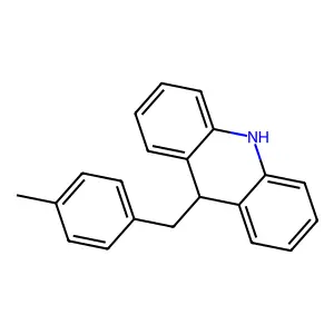 9-[(4-Methylphenyl)methyl]-9,10-dihydroacridine structure