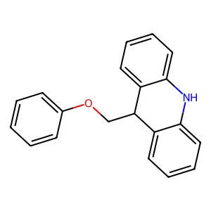 9-(Phenoxymethyl)-9,10-dihydroacridine structure
