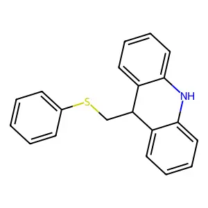 9-(Phenylsulfanylmethyl)-9,10-dihydroacridine structure