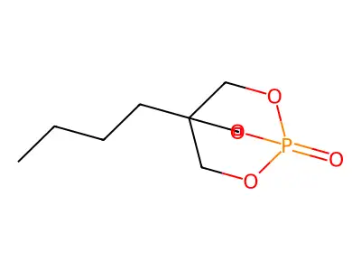 1,3-Propanediol, 2-butyl-2-(hydroxymethyl)-, cyclic phosphate (1:1) structure