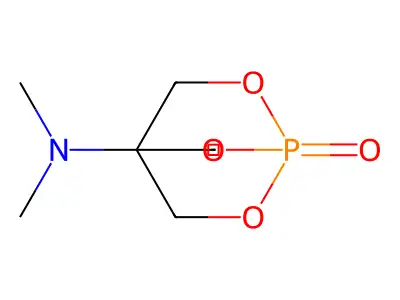 1,3-Propanediol, 2-dimethylamino-2-(hydroxymethyl)-, cyclic phosphate (1:1) structure