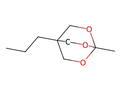 2,6,7-Trioxabicyclo(2.2.2)octane, 1-methyl-4-propyl- structure