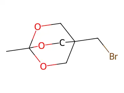 2,6,7-Trioxabicyclo(2.2.2)octane, 4-bromomethyl-1-methyl- structure