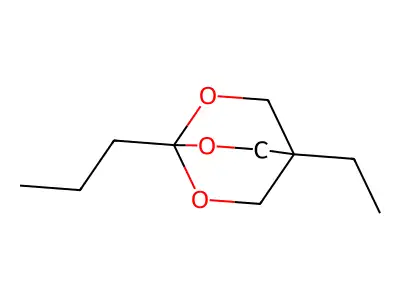 2,6,7-Trioxabicyclo(2.2.2)octane, 4-ethyl-1-propyl- structure