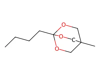 2,6,7-Trioxabicyclo(2.2.2)octane, 1-butyl-4-methyl- structure