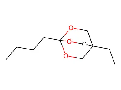 2,6,7-Trioxabicyclo(2.2.2)octane, 1-butyl-4-ethyl- structure