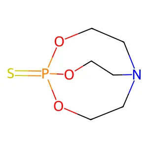Ethanol, 2,2',2''-nitrilotri-, cyclic phosphorothioate (1:1) structure