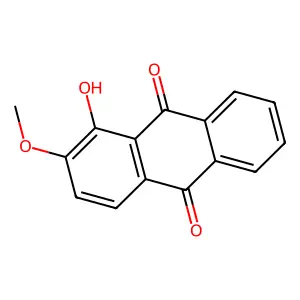 1-羟基-2-甲氧基蒽醌 structure