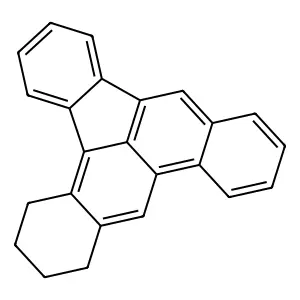 Dibenz(a,e)aceanthrylene, 1,2,3,4-tetrahydro- structure